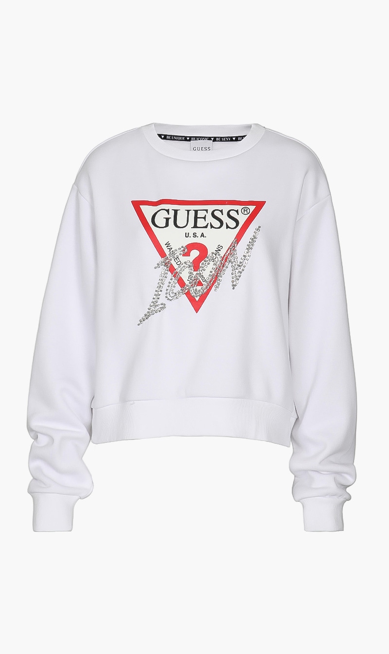 

Crystal Logo Sweatshirt, White