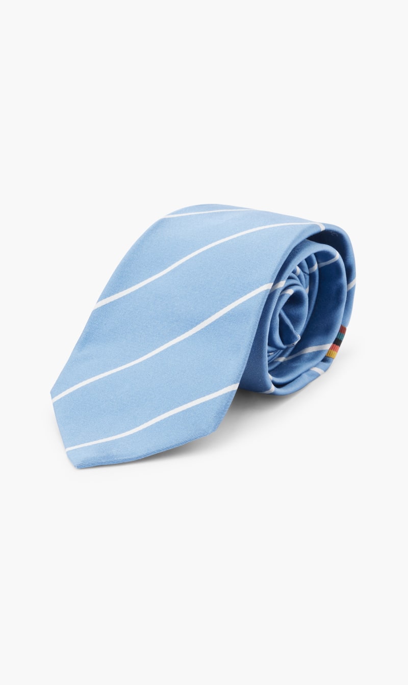 

Paul Smith Blue Classic Styled Light Tie for Men | The Deal Outlet