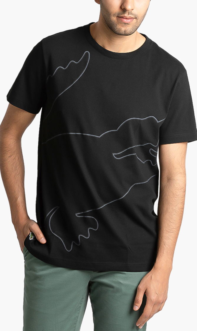 

Lacoste Oversize Croc Tech Jersey T-shirt