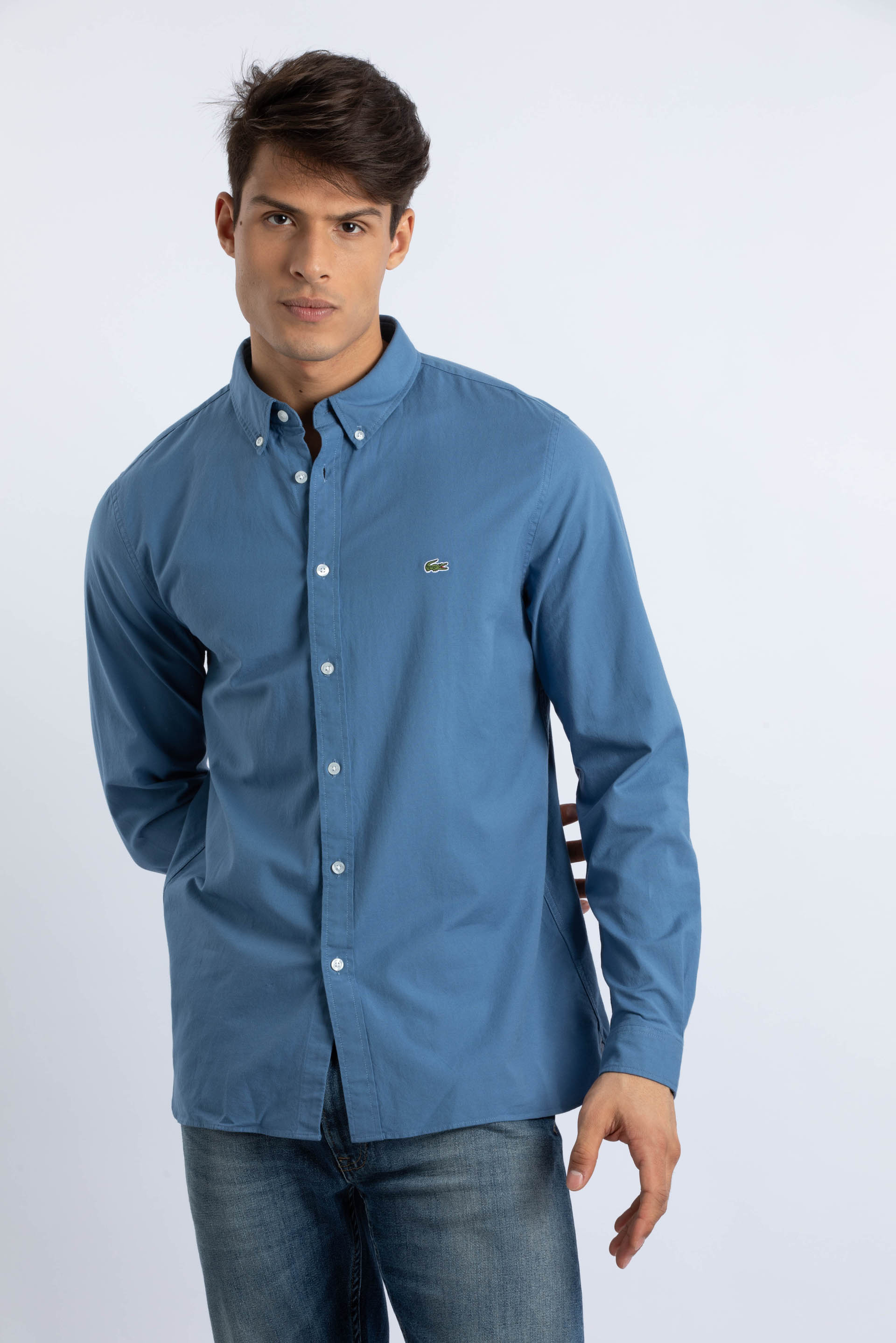

Lacoste Regular Fit Mini Pique Long Sleeve Shirt
