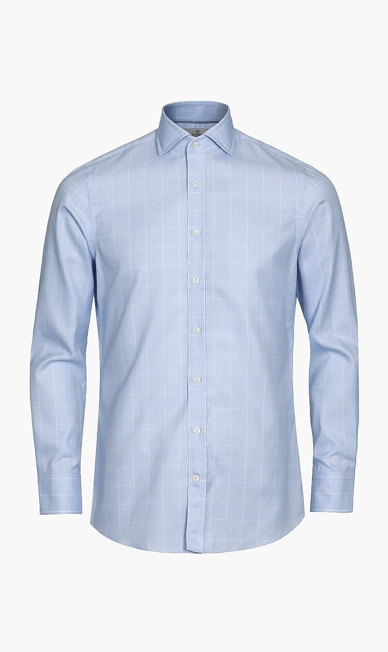 

Hackett London Blue Classic Fit Shirt for Men | The Deal Outlet