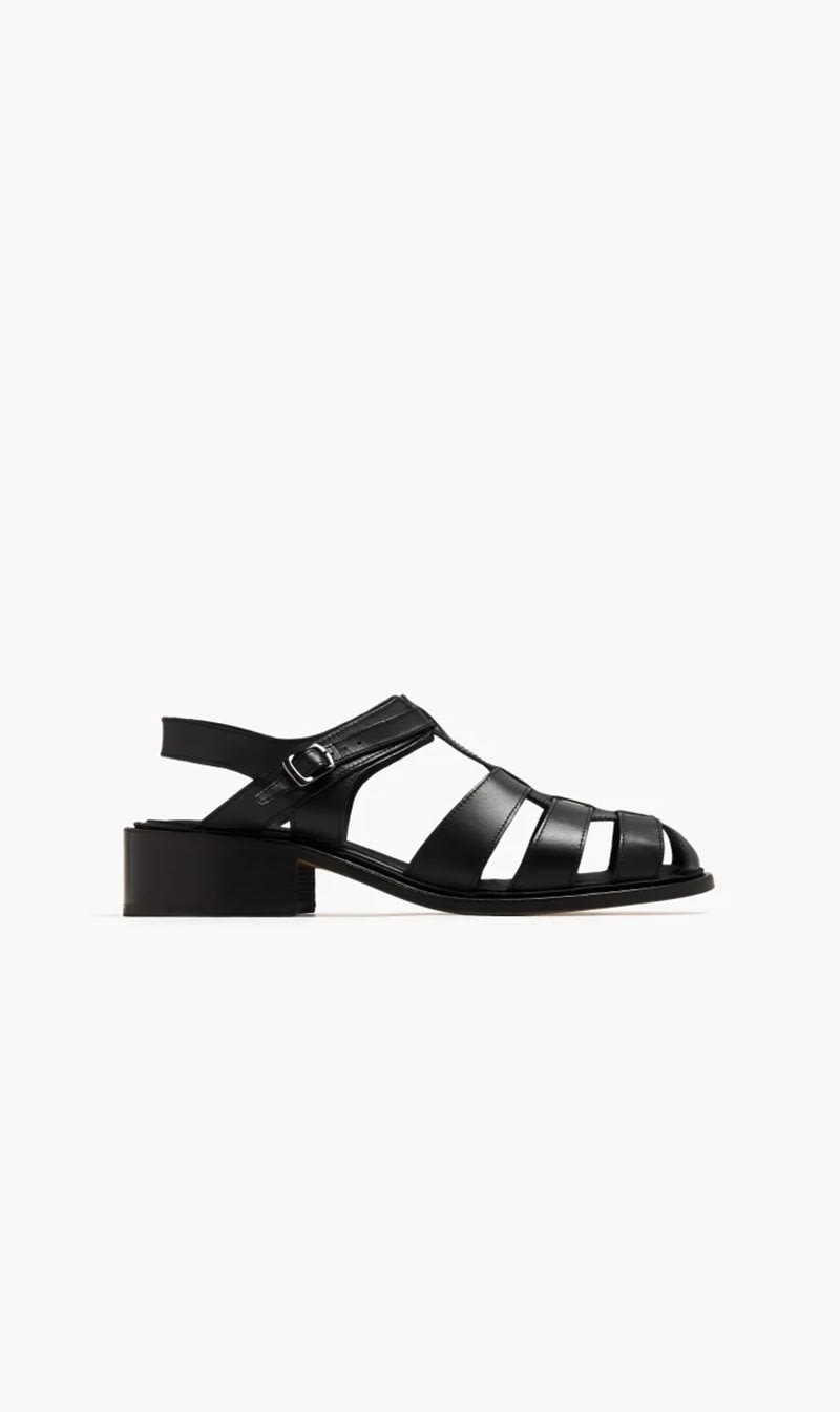 

Phileo Black Pecheur Sandals for Men | The Deal Outlet