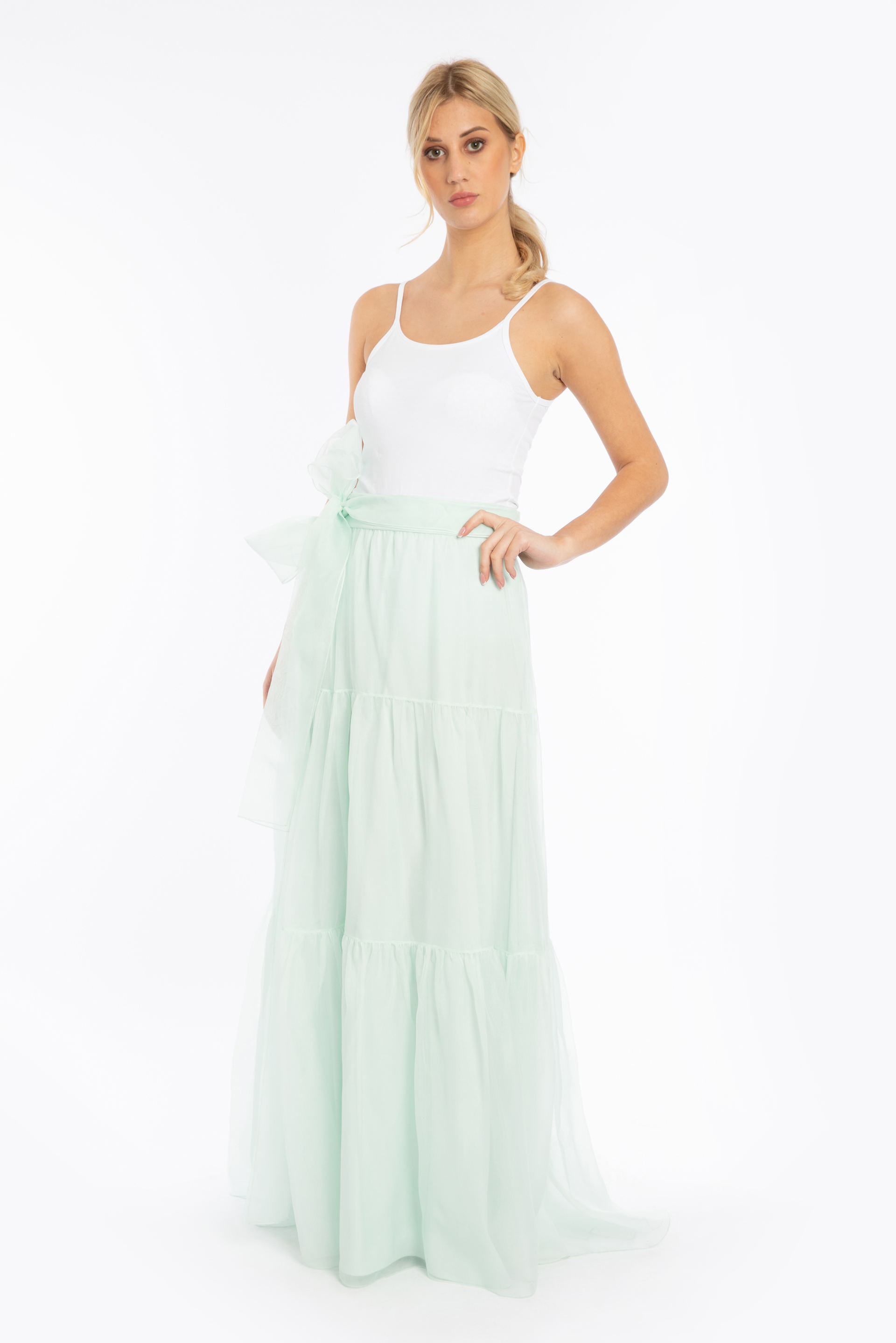 

Paule Ka Organza Maxi Skirt