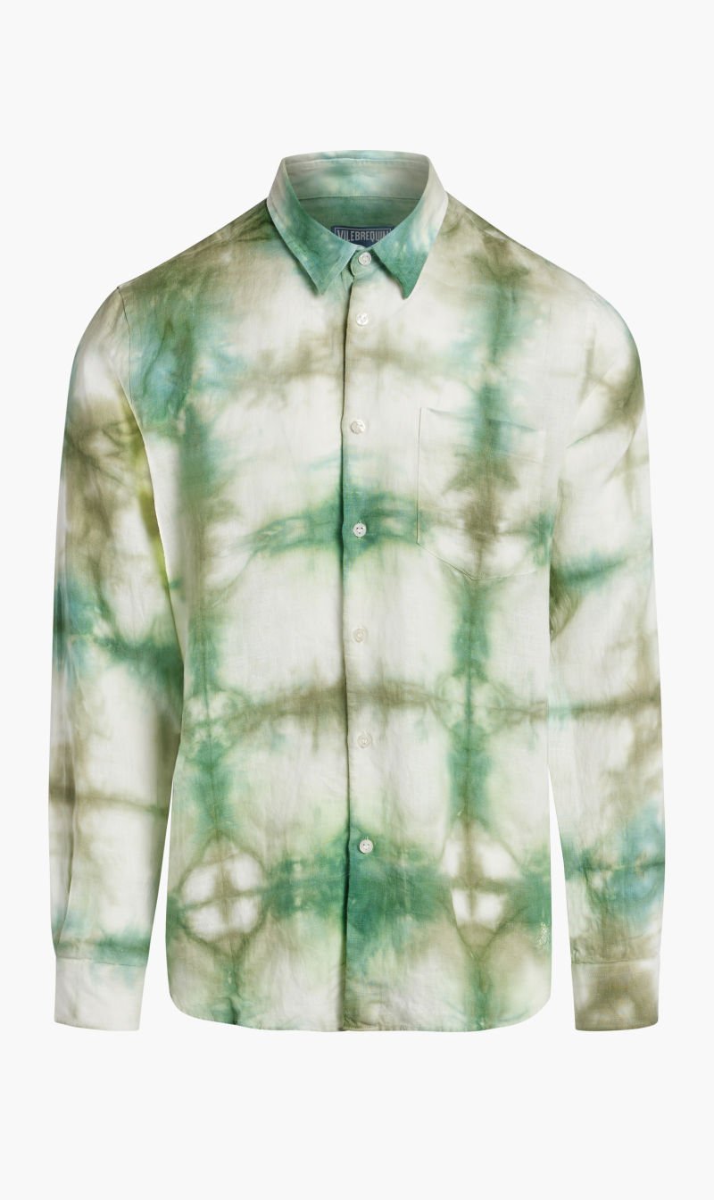

Vilebrequin Green Caroubis Hs23 Chemise Emeraude for Men | The Deal Outlet