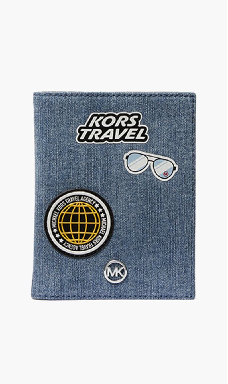 

Michael Kors Blue Md Passport Case for Women | The Deal Outlet