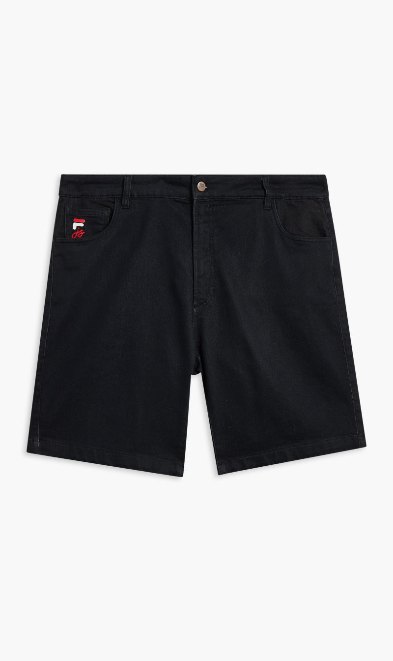 

Fila Black Knitted Denim Short for Men | The Deal Outlet