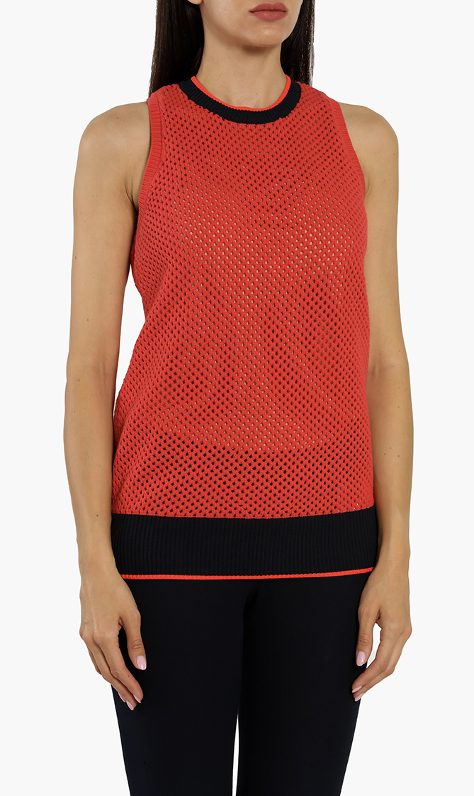 

Mesh Sleeveless Top