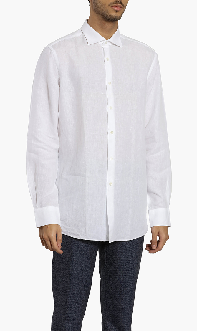 

Regular Fit Linen Shirt