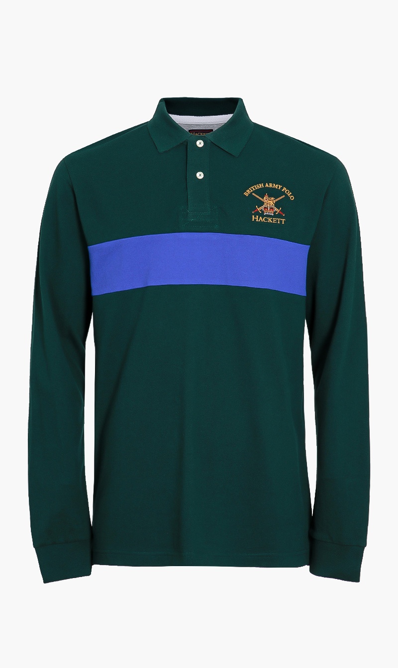 

Long Sleeves Polo, Green