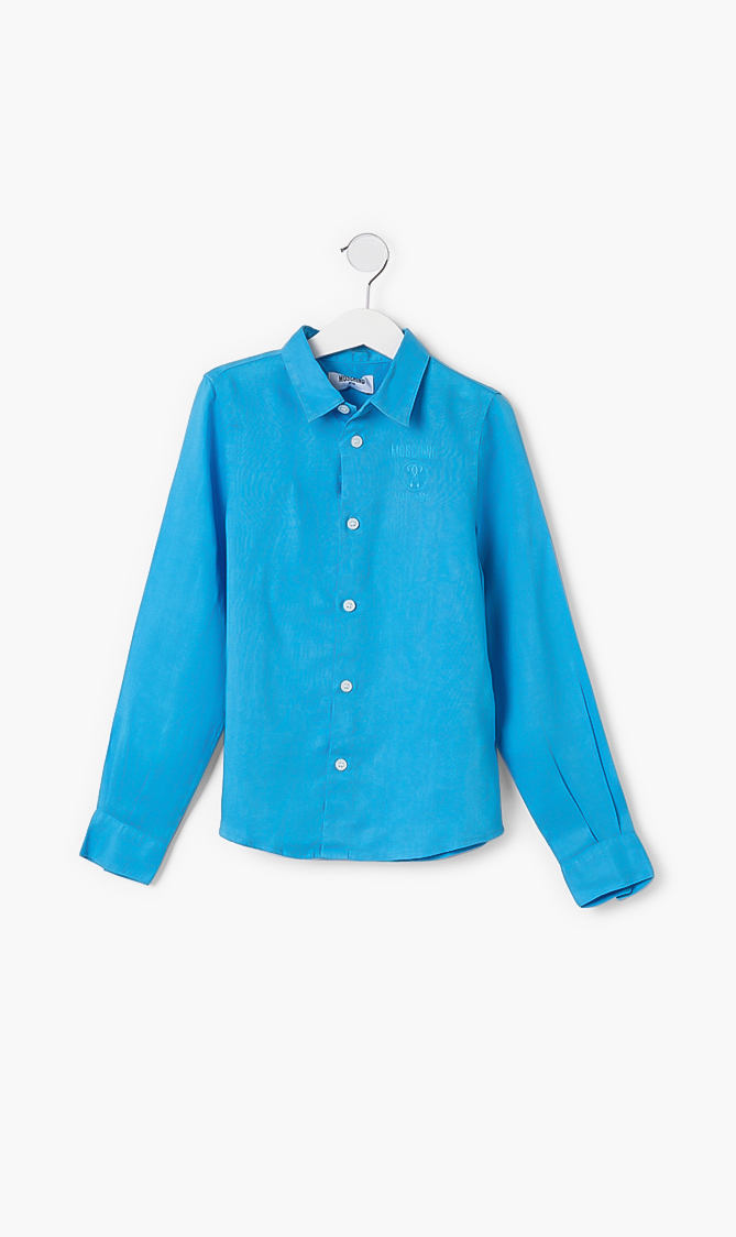 

Moschino Embroidered Logo Long Sleeve Shirt