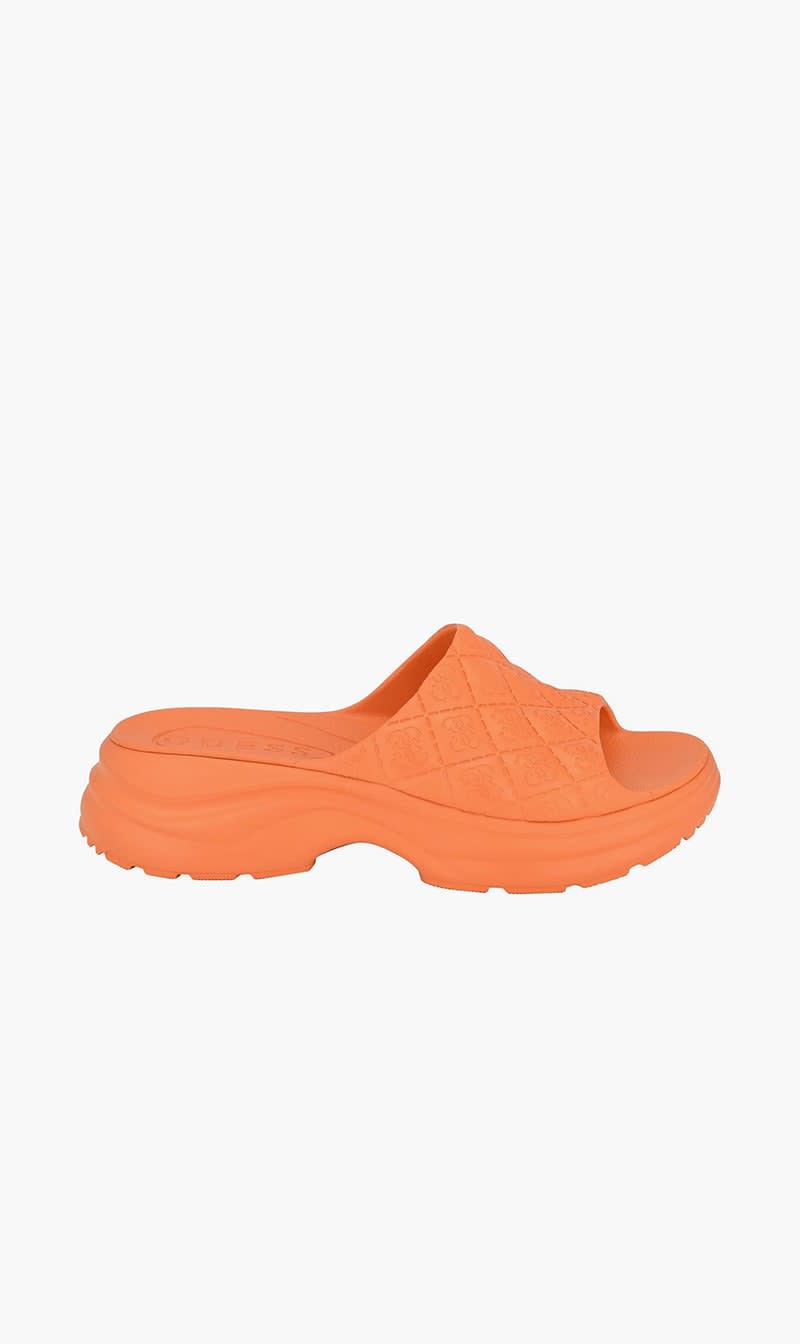 

Guess Orange Fenixy Eva Slippers for Women | The Deal Outlet