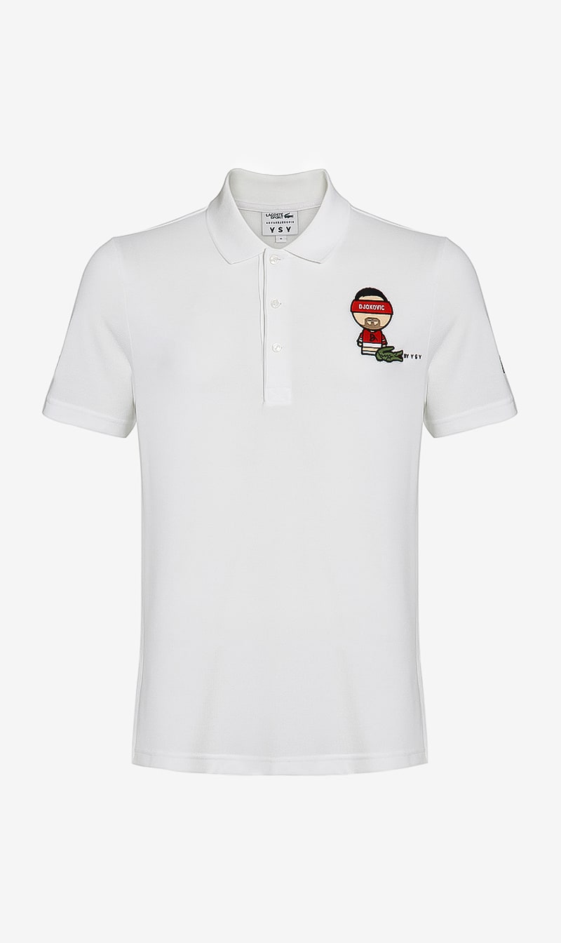 

Lacoste Djokovic Print Polo