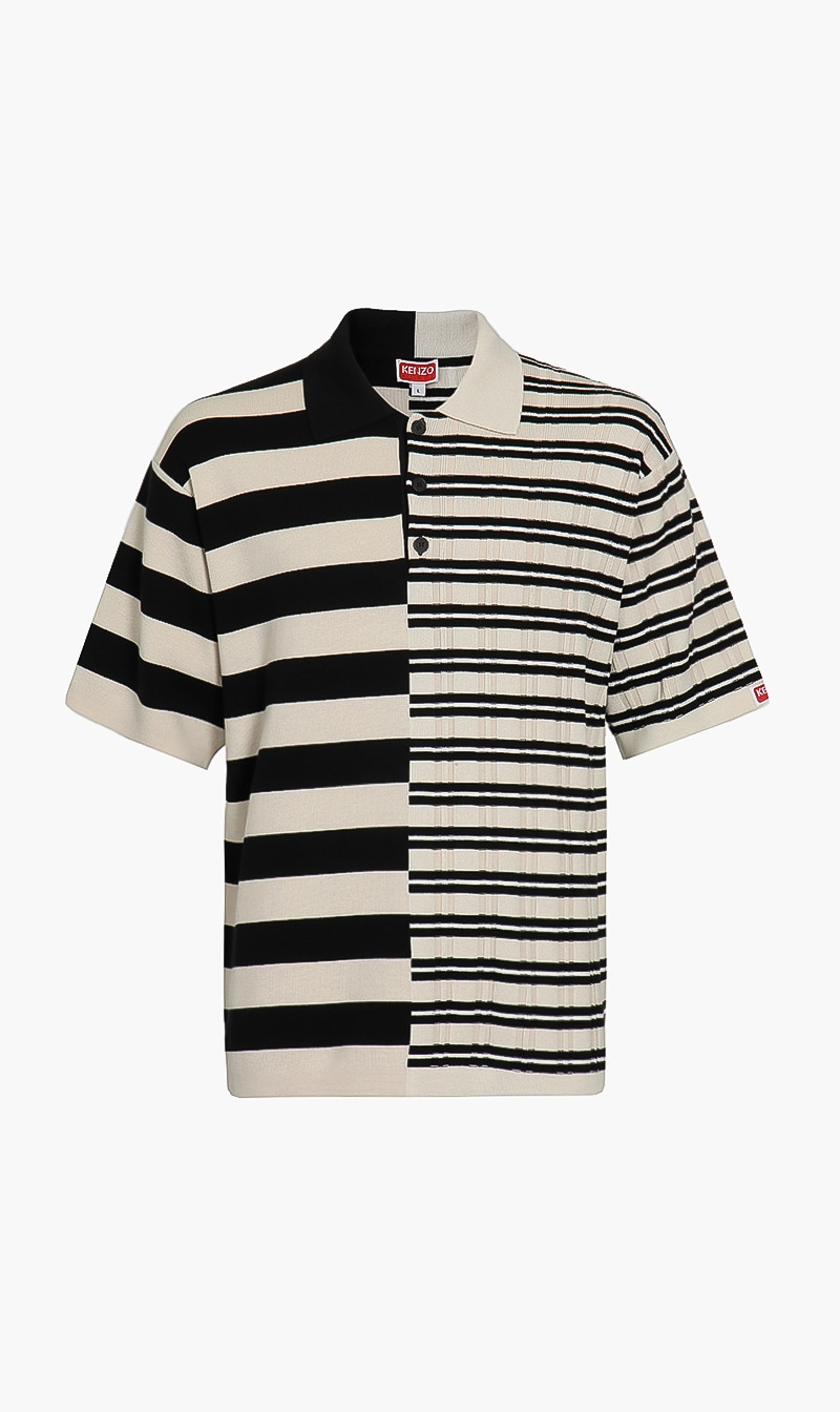 

Striped Oversized Polo T-shirt, Multicolour
