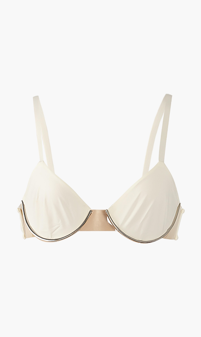 

Wired Bikini Top, White