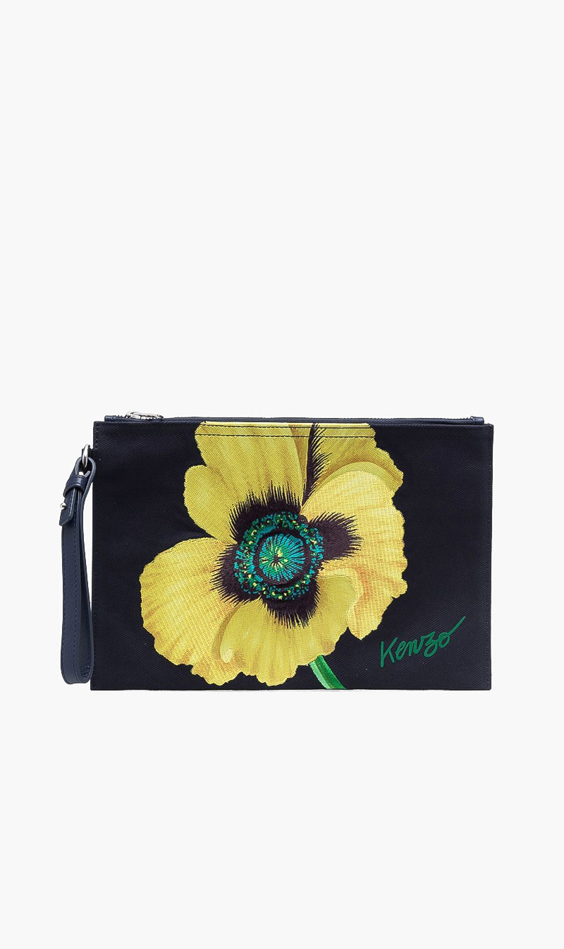 

Seasonal Graphic Pouch, Blue