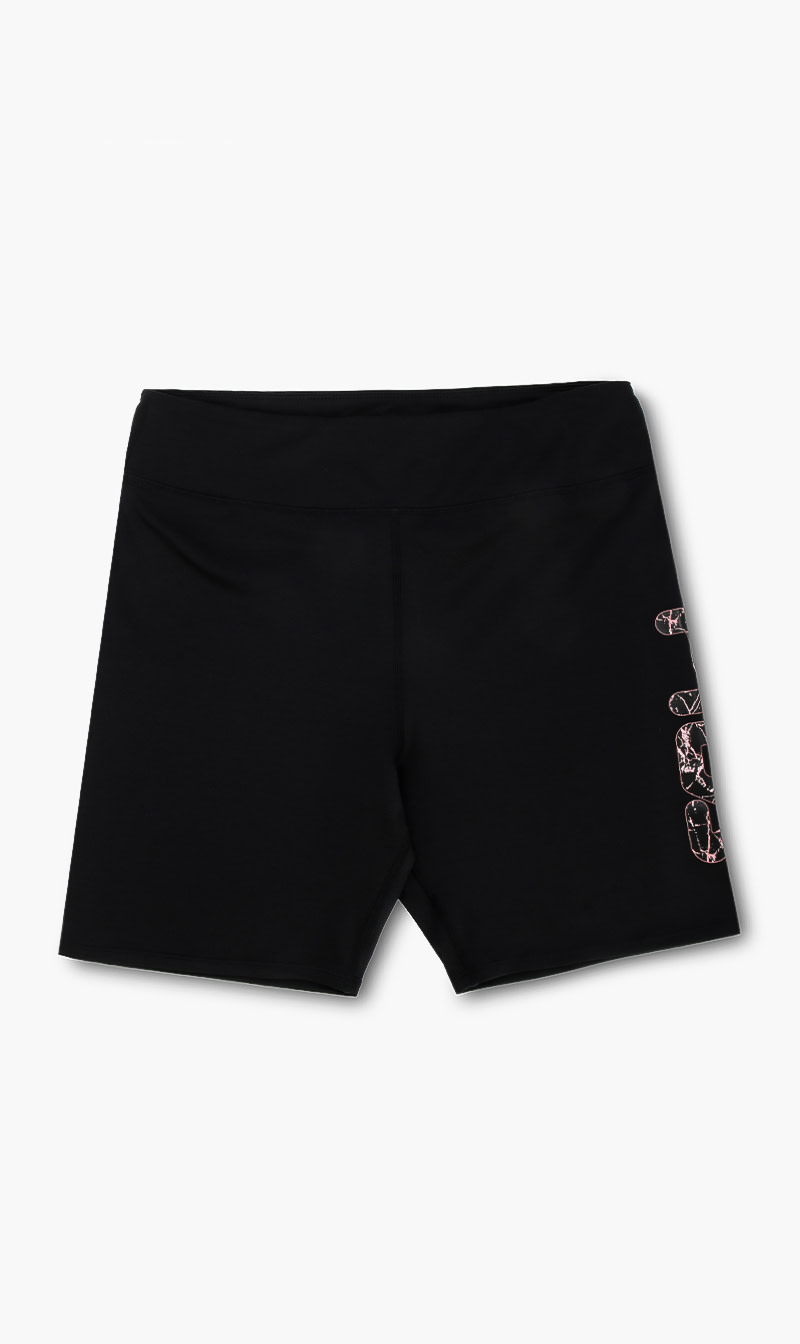 

Fila Black Anglea Print Shorts for Women | The Deal Outlet