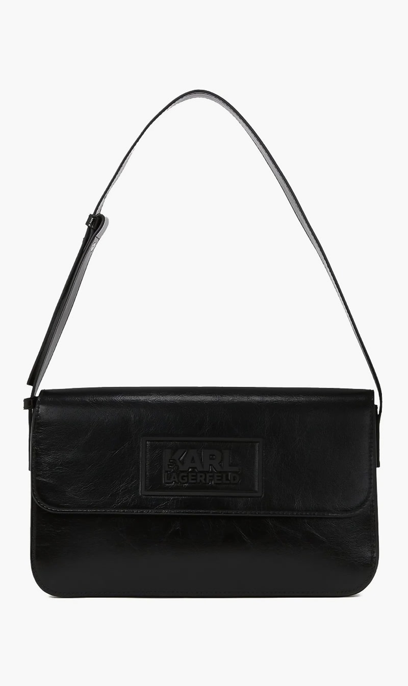 

Karl Lagerfeld Black K Stone Shoulder Bag for Women | The Deal Outlet