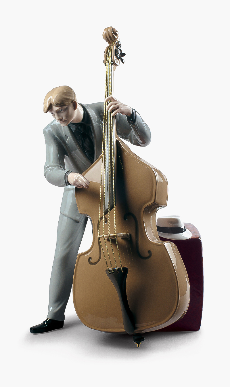 

Lladro Jazz Bassist