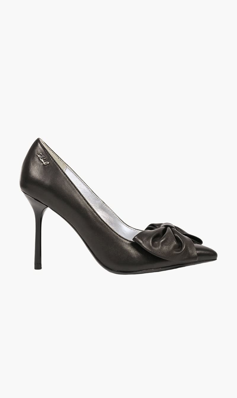 Karl Lagerfeld Black Bow Pumps for Women