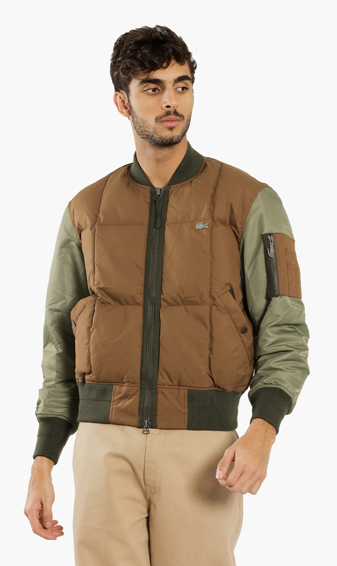 

Lacoste Quilted Bomber Jacket