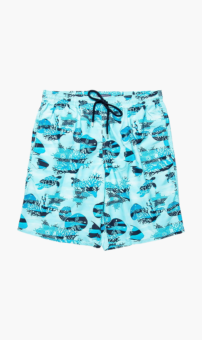 

Vilebrequin Okoa Printed Long Swim Trunks