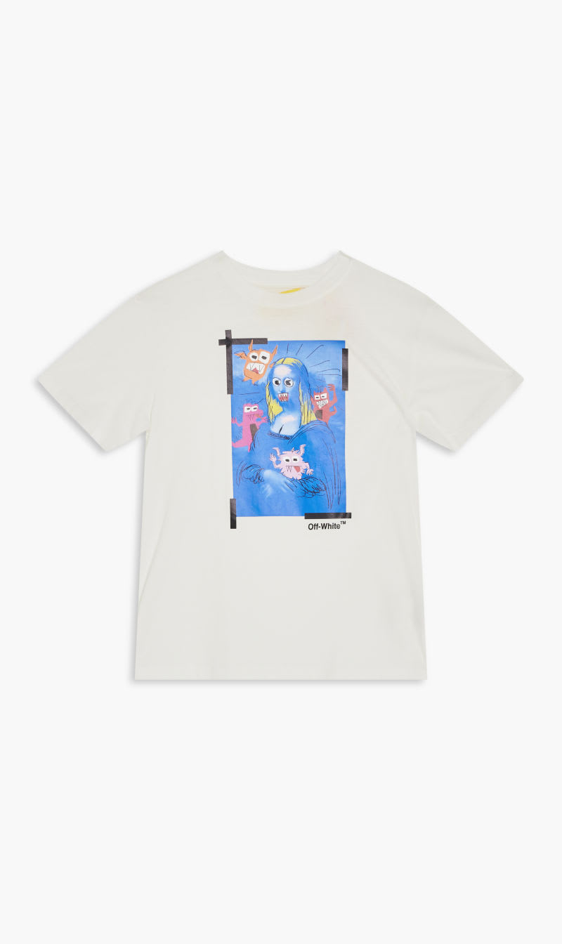 

Off-white White Monsterlisa Tee S/s White Blue for Boys | The Deal Outlet