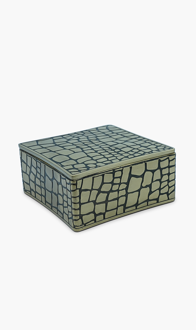 

L'OBJET Crocodile Square Box