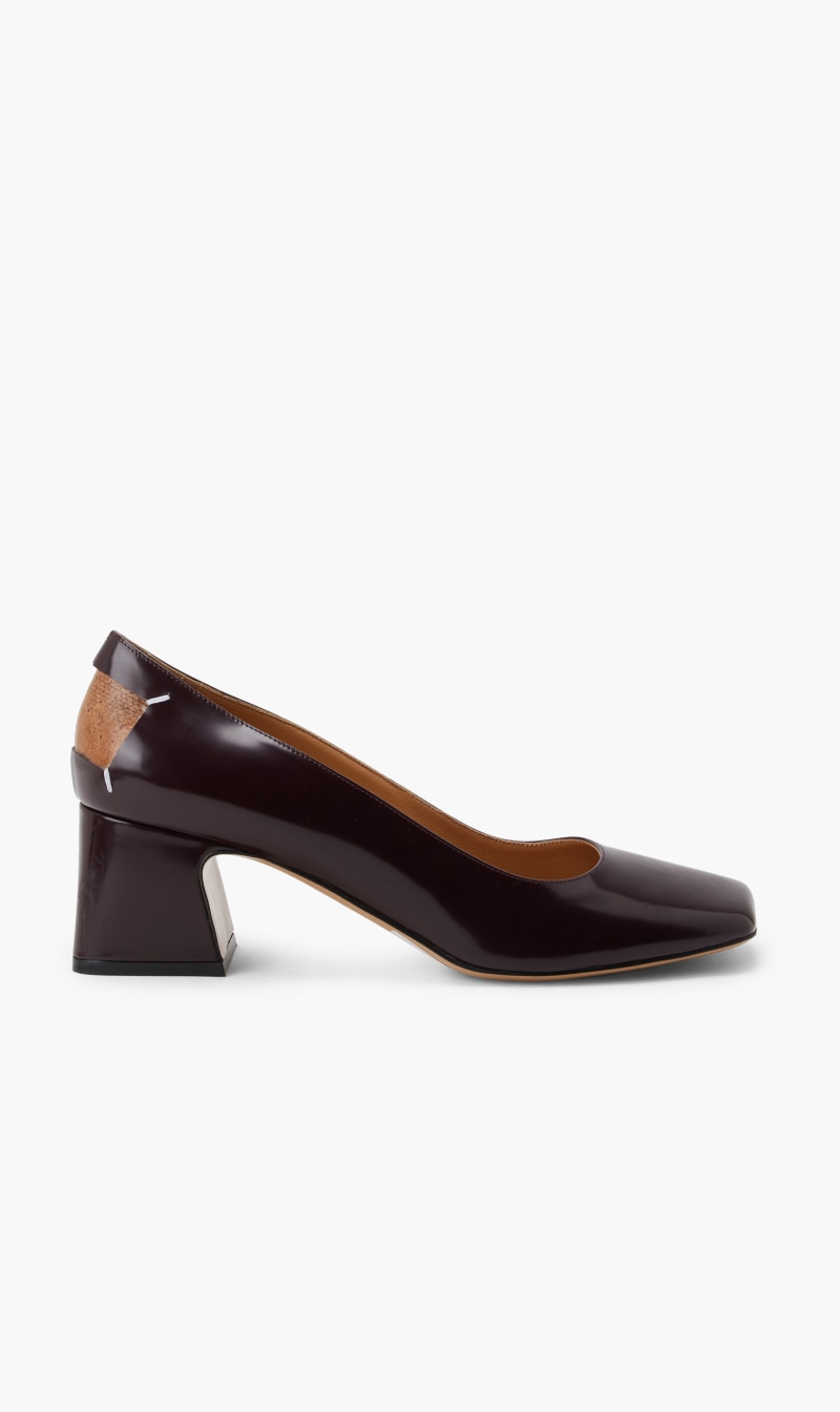 

Stitch Court Shoe Bordeaux, Red