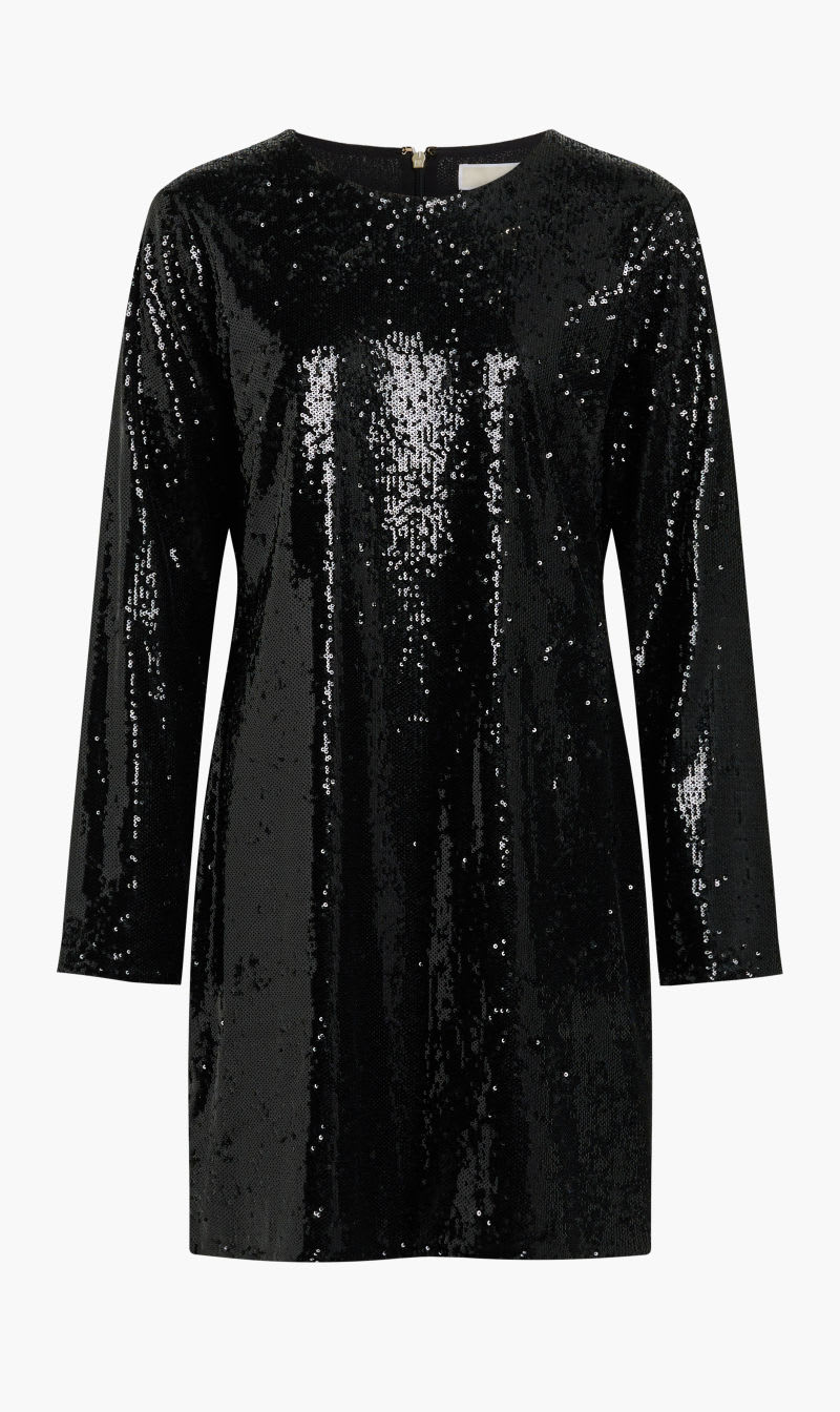 

Michael Kors Black Sequin Ls Mini Drs for Women | The Deal Outlet