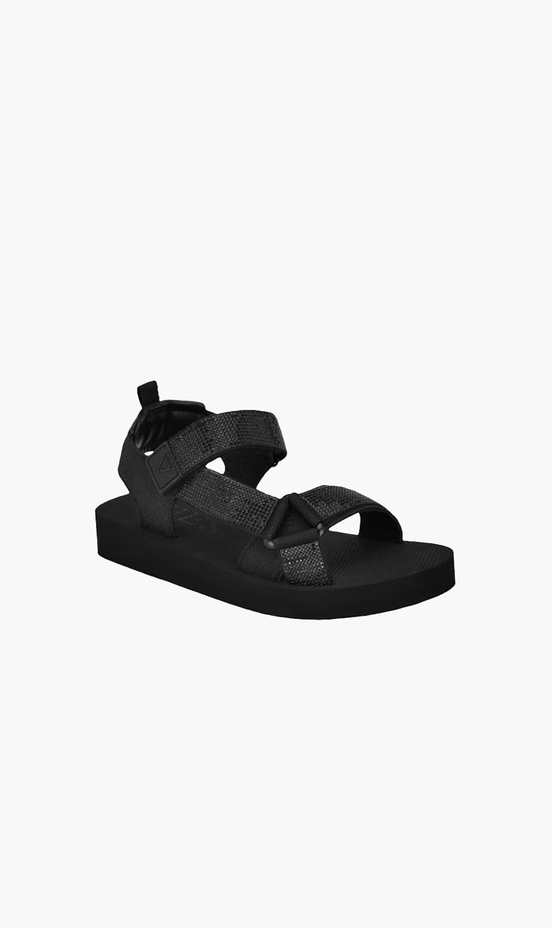 

Guess Black Nylaha Rhinestone Flatform Sandals for Women | The Deal Outlet