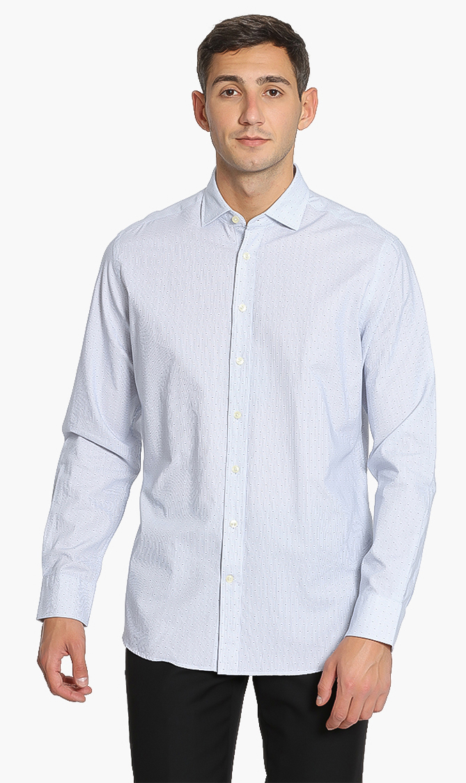 

Hackett London Oxford H Print Slim Fit Shirt