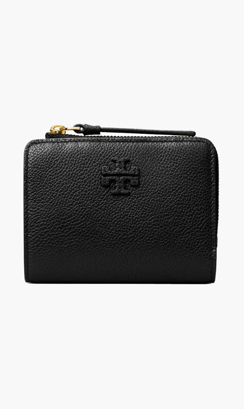 

Tory Burch Black Mcgraw Bi-fold Wallet for Women | The Deal Outlet