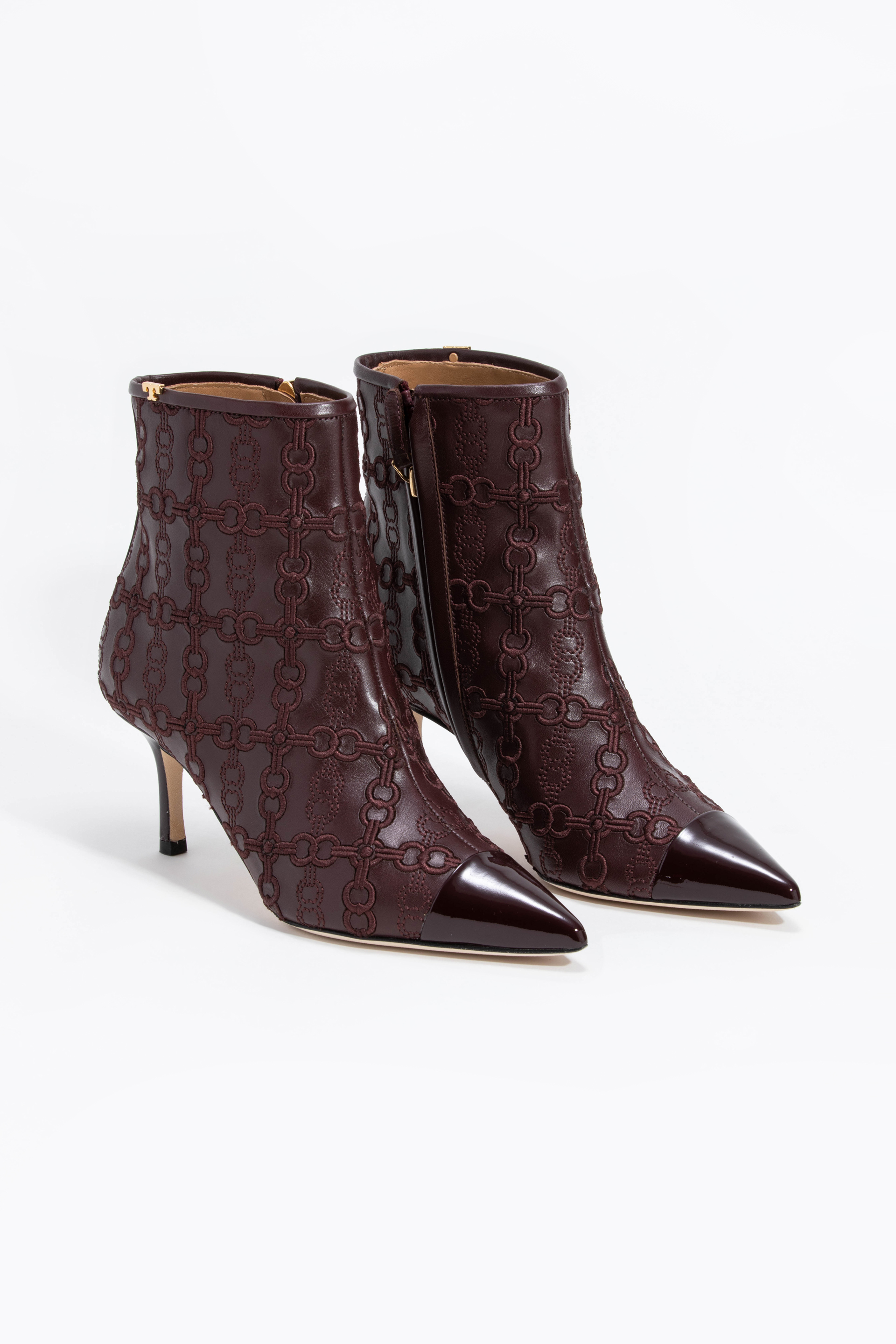 

Tory Burch Penelope Embroidered Link Boots
