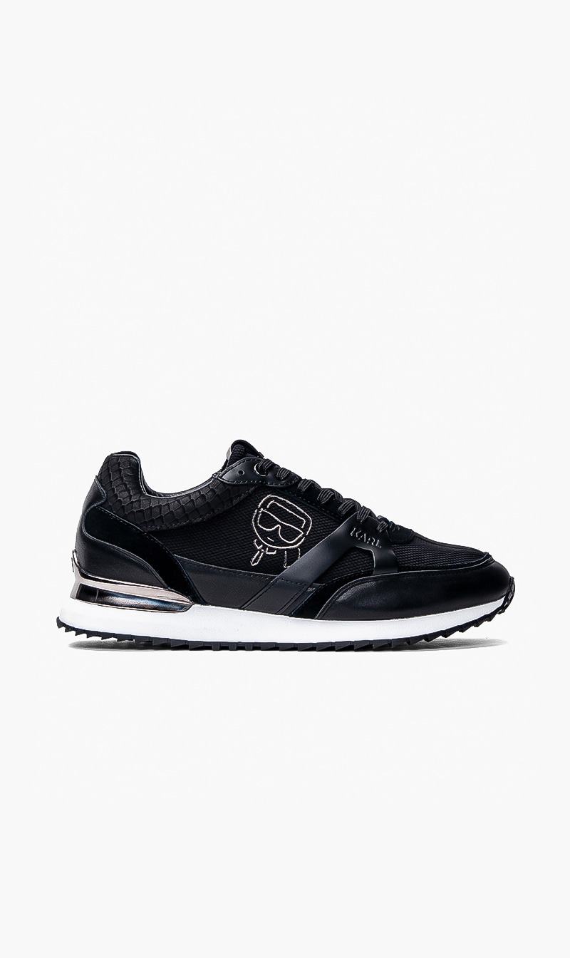 

Karl Lagerfeld Black Velocitor Plexikonic Sneakers for Men | The Deal Outlet