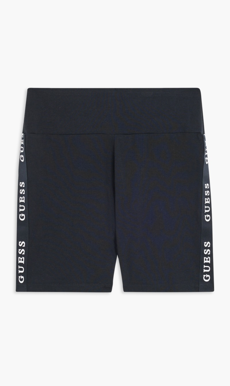 

Guess Black Aline Biker Eco Friendly Shorts for Women | The Deal Outlet