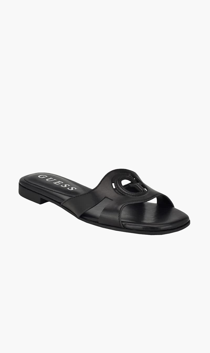 

Guess Black Ciella Slides for Women | The Deal Outlet
