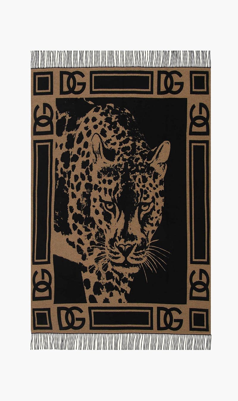 

Dolce & Gabbana Others Cashmere Jacquard Blanket | The Deal Outlet