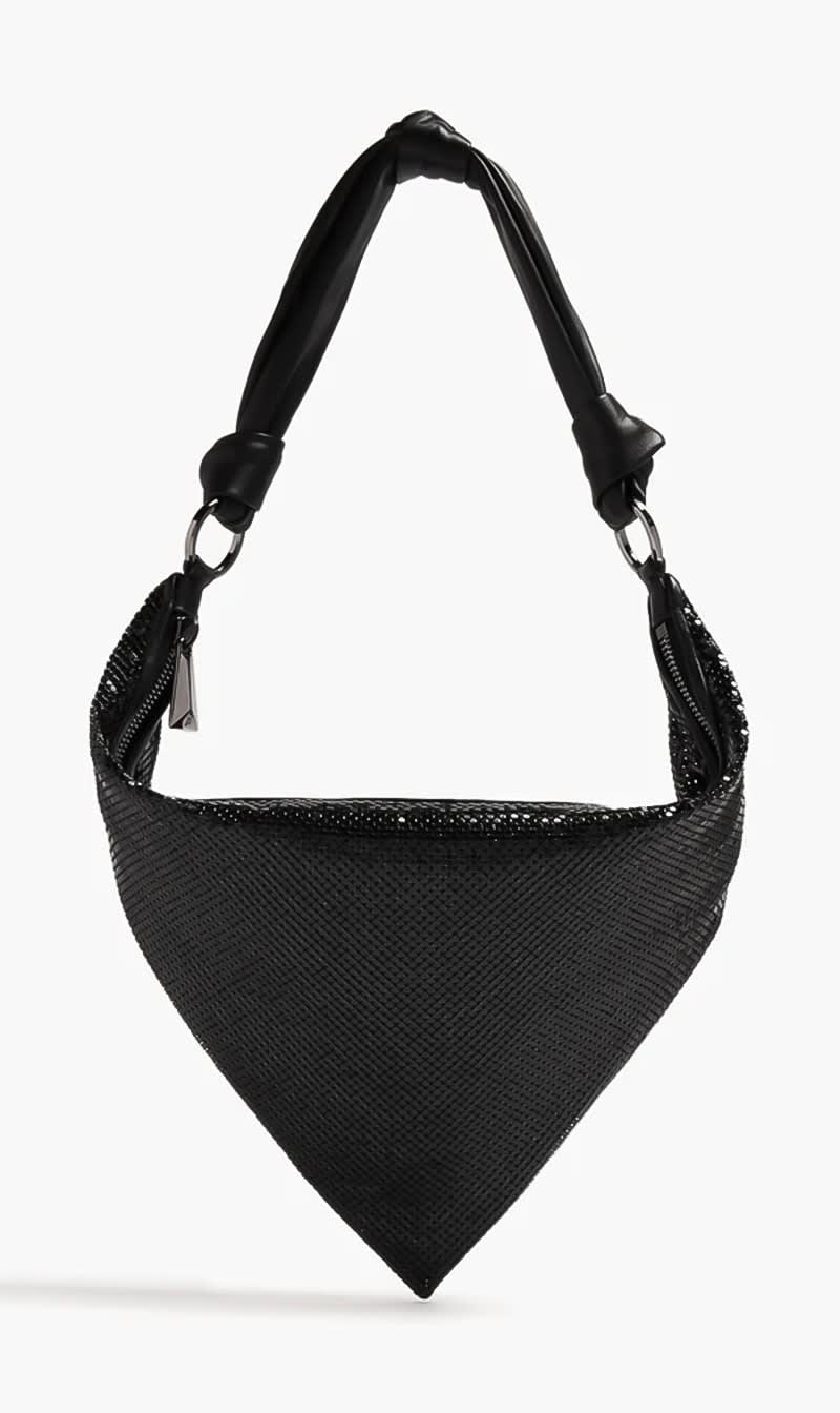 

Amina Muaddi Black Cameron Bag for Women | The Deal Outlet