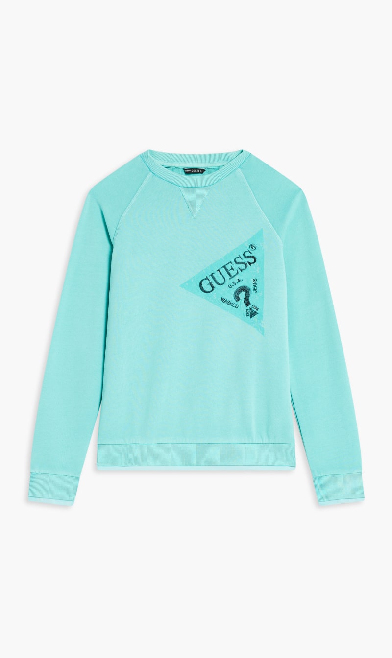 

Logo Long Sleeve Sweatshirt, Blue