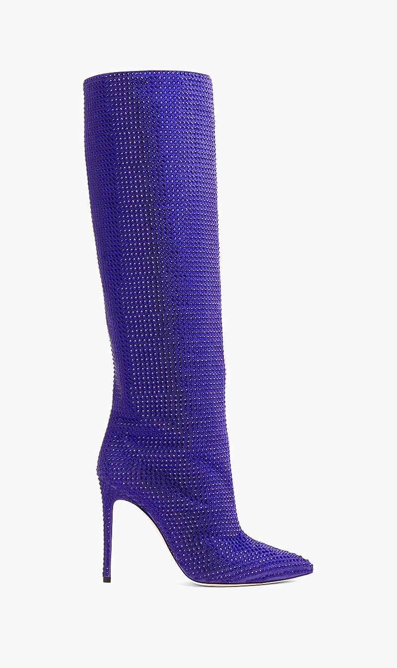 

Paris Texas Purple Holly Stiletto Boots for Women | The Deal Outlet