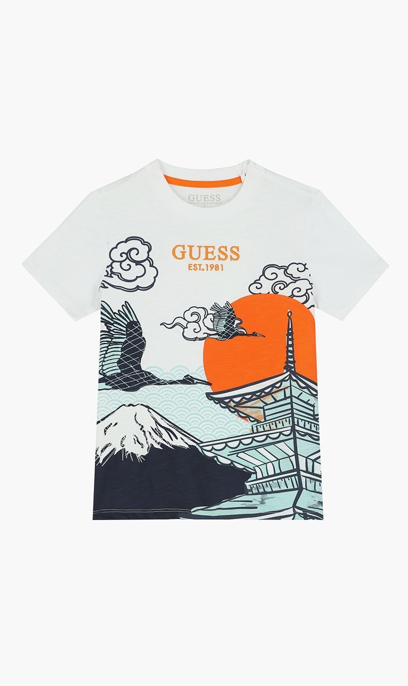 

Guess White Ss T-shirt for Boys | The Deal Outlet