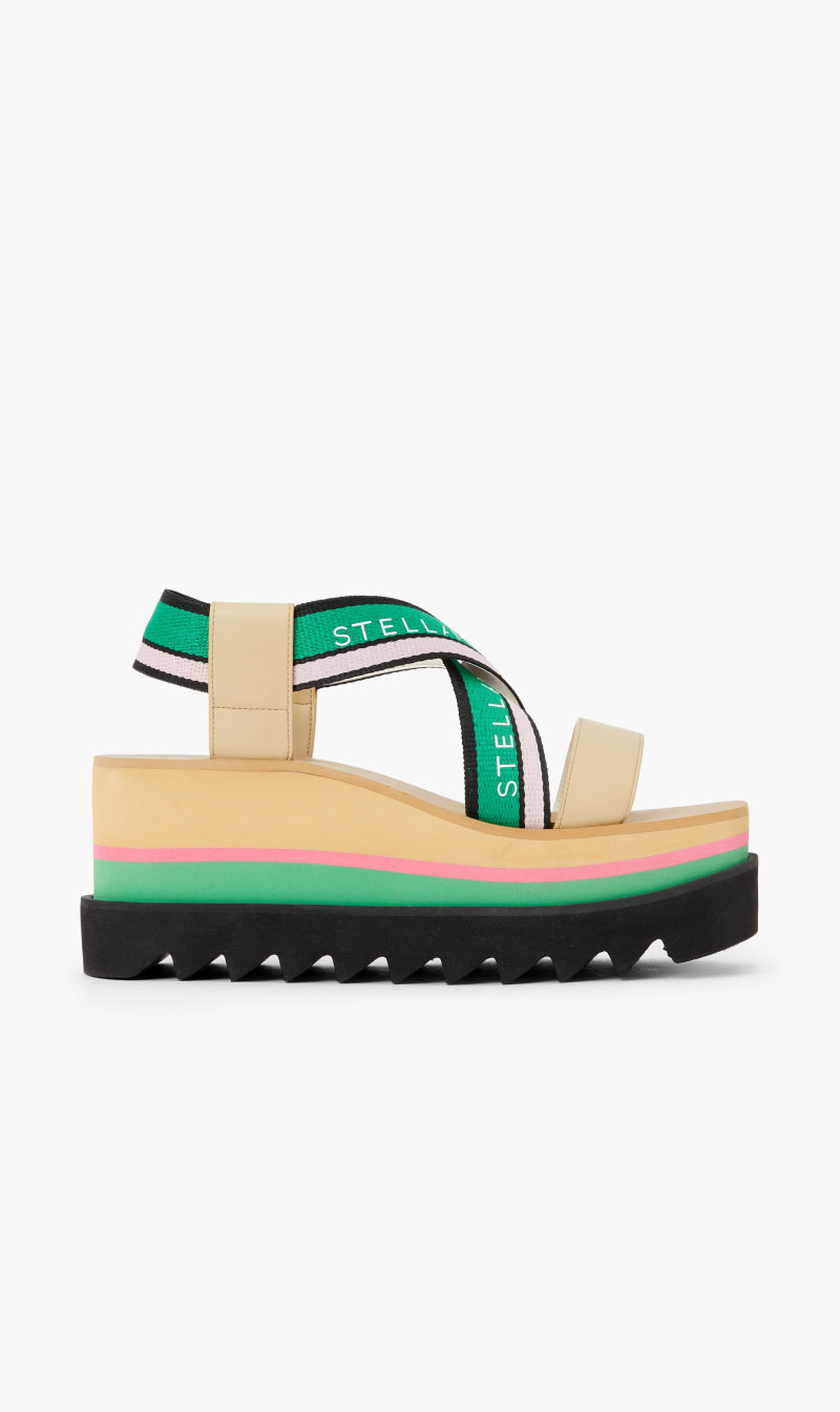

Stella Mc Cartney Multi-color Sneakelyse Stripy Webbing for Women | The Deal Outlet