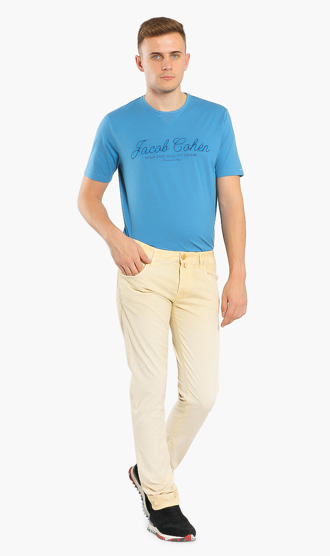 

Jacob Cohen Washed Stretch Tailored Jeans