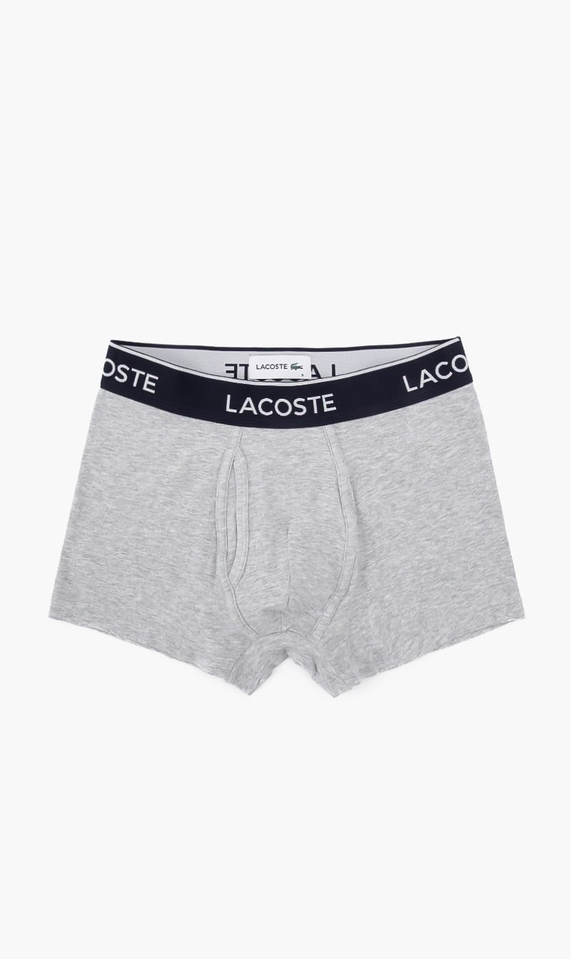 

Lacoste Grey All Over Logo Trunk for Men | The Deal Outlet