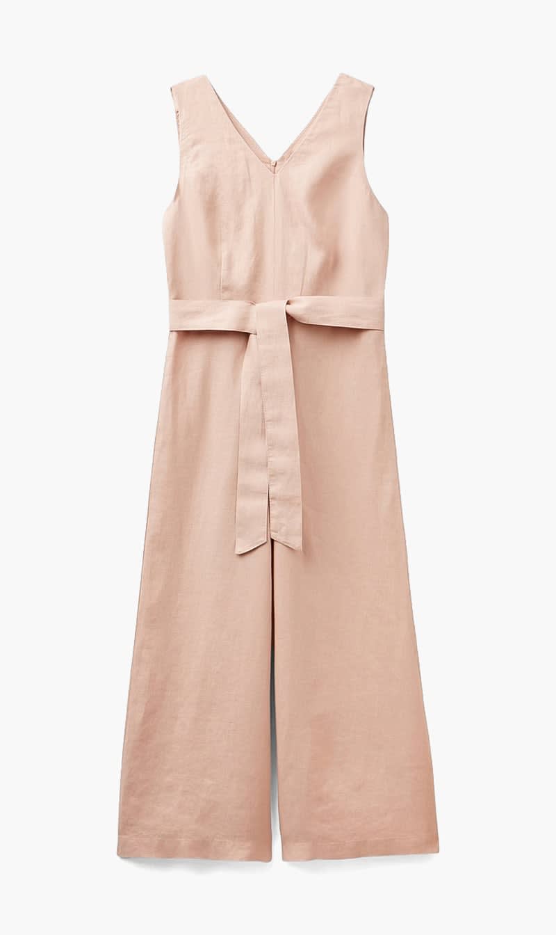 United Colors Of Benetton Pink Sleeveless Jumpsuit for Women