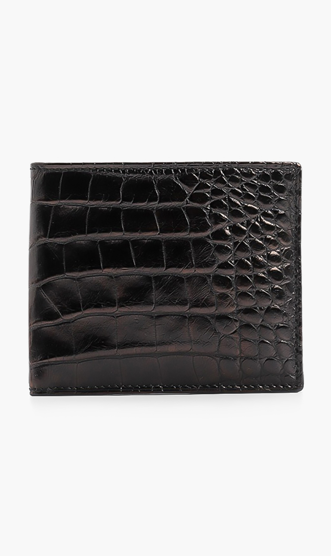 

RALPH LAUREN Millennium Alligator Hipster Bi-fold Wallet
