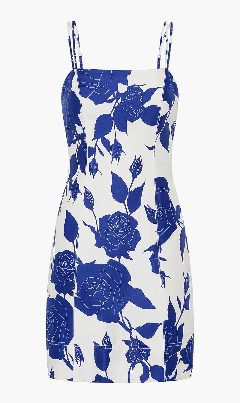

Aje Blue Belonging Mini Dress for Women | The Deal Outlet