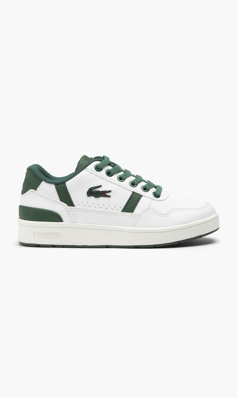 

Lacoste Green Children's T-clip Contrasted Trainers | The Deal Outlet