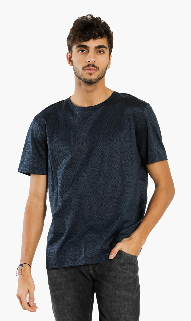 

Pal Zileri Printed Cotton T-shirt