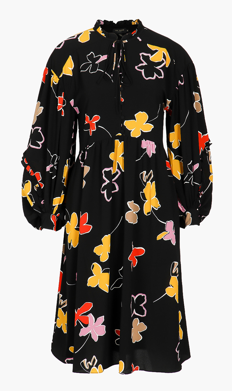 

Midi Dress With Ruffles